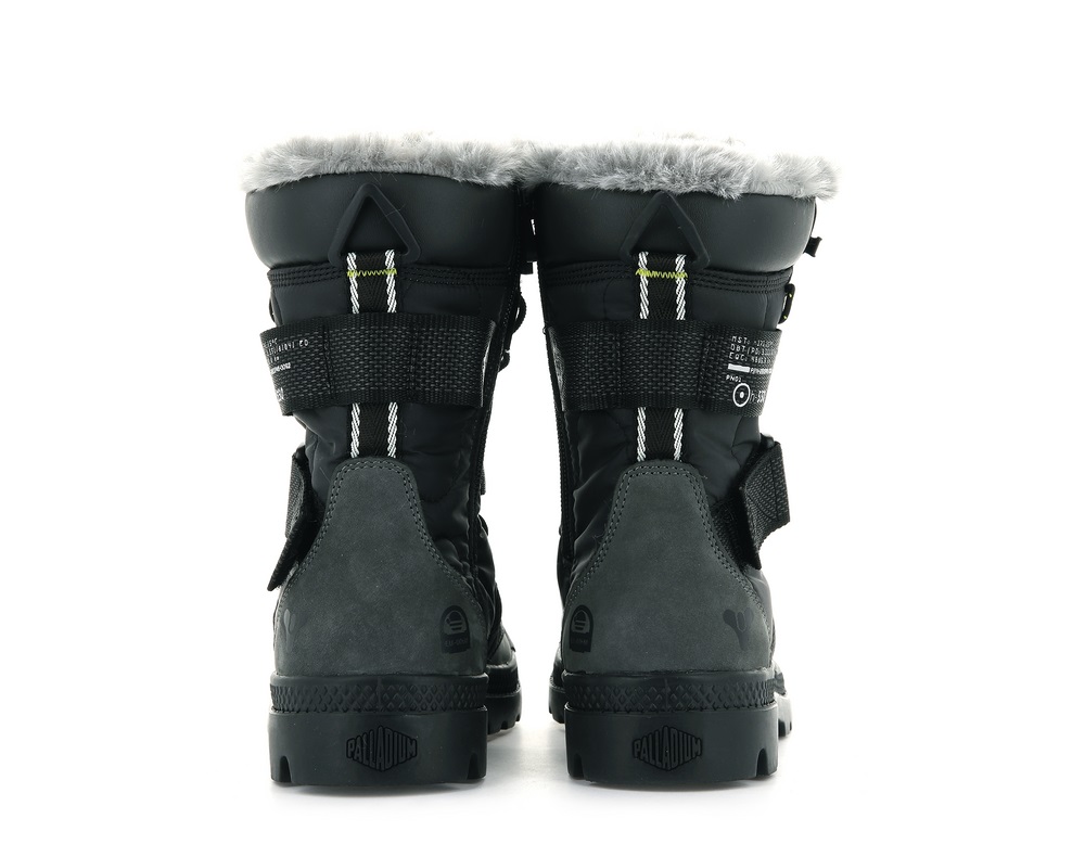 Botas De Invierno Palladium PAMPA EUROPA TACTICAL Mujer Negras | Costa Rica-71039